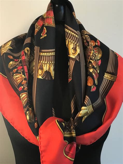 hermes scarf black|hermes silk scarf price guide.